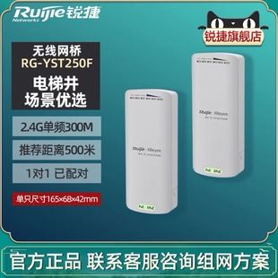 مجموعه پل شبکه بی سیم Ruijie RG-YST250F، فاصله چاه آسانسور 500 متر، پل نقطه به نقطه، تحویل دسته ای مختلط، 48 ساعت