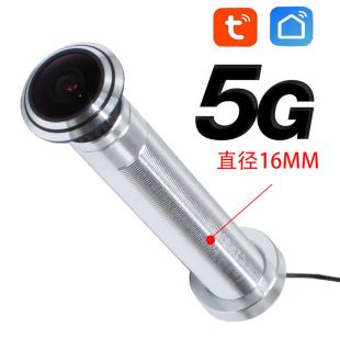 دوربین هوشمند وای‌فای 5G دو بانده چشم گربه‌ای ضدسرقت با زاویه باز 16 میلی‌متری