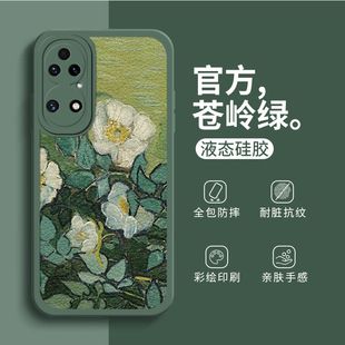 قاب سیلیکونی گوشی هواوی P50 با طرح نقاشی رنگ روغن، مناسب P40/P30 Pro/P60 Pro، ضد ضربه، فروش عمده