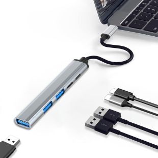 هاب 5 در 1 USB 3.0 تایپ سی با سرعت بالا برای لپ تاپ