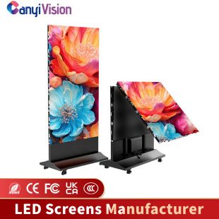 LED نمایشگر تبلیغاتی ایستاده داخلی قابل حمل