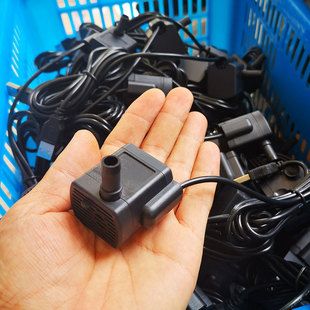 پمپ آب مینیاتوری USB آکواریوم، بی‌صدا و بدون برس DC