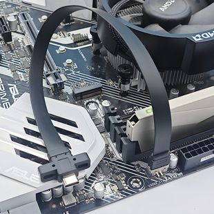 کابل USB3.2 Gen2x2 Type-E به Type-C جلو کیس، سرعت 20Gbps، بند پشتی