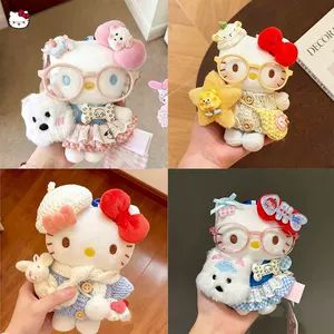 آویز کیف عروسک پشمالو Hello Kitty مدل KT