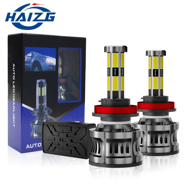 HAIZG خودرو 12 طرفه LED بزرگ لامپ N12 پرقدرت چراغ جلو نورانی دوازده وجهی اصلاح شده چراغ خودرو جلو... حجم فروش TOP10%