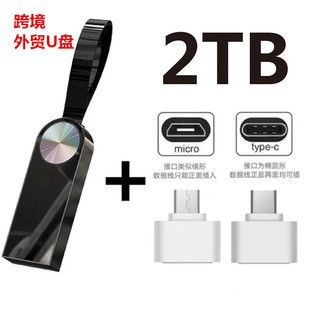 32G تا 2TB ارتقا یواسبی فلش مموری فلزی ضدآب با حلقه کلید