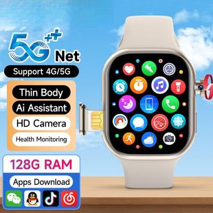 ساعت هوشمند 4G/5G با تماس و پایش سلامت