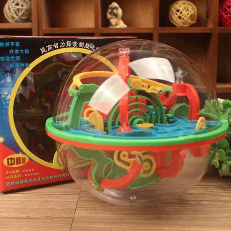 مaze 3D توپ پیچ و خم 100-299 مرحله ای اسباب بازی تمرکز کودکان