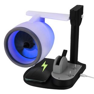 فن توربوی موتور هواپیما رومیزی خلاقانه جدید JetFan پنکه برقی کوچک با شارژ بی سیم
