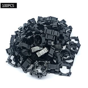 پایه اتصال باتری لیتیومی 18650 - بسته 100 عددی