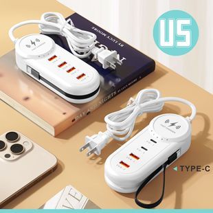 سیم افزودنی شارژر تلفن همراه جدید آندروید دو USB دو پورت شارژ سر شارژ PD نوع-c سوکت دوشاخه نوار کابلی تحویل دسته ای مختلط ظرف 48 ساعت