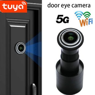 دوربین آیفون تصویری هوشمند Tuya دو بانده 5G وایفای با زاویه 180 درجه