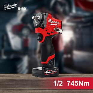 میلواکی 12 ولت آچار برقی پرگشتاور 1/2 اینچ M12 FIW2F12