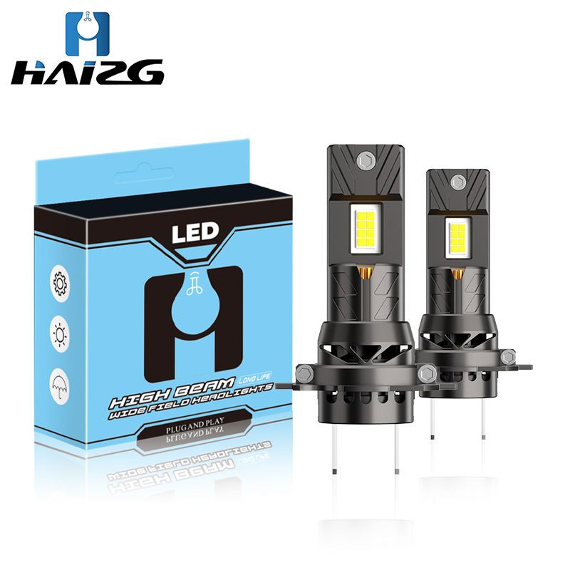 HAIZG HAIZG ماشین فروش داغ D9P چراغ های جلوی چراغ های LED بزرگ چراغ های جلو h7h4 پرتو بالا و پایین اصلاح شده جلو ... حجم فروش TOP10%