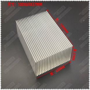 رادیاتور آلومینیومی دندانهدار ضخیم 100×69×37 میلیمتر