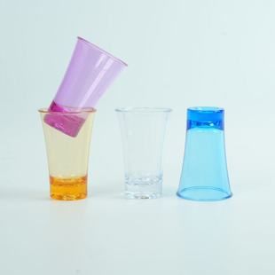 فنجان گلوله فنجان پلاستیکی فنجان مشروب پلاستیکی b52 میله شیشه ای یک گلوله فنجان بلع خلاق فنجان رنگارنگ