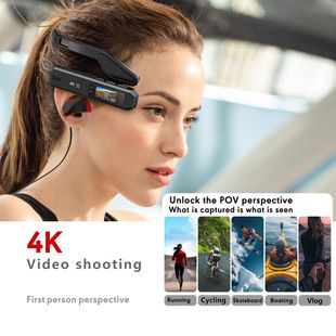 دوربین جدید 4K روی سر، سواری، ماهیگیری، ویدیوی با کیفیت بالا، ضبط عکس، ضد لرزش، مصنوعات تیراندازی اول شخص، فروشگاه ما رتبه 3 را دارد