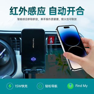 نگهدارنده شارژ بی‌سیم تلفن همراه خودرو 15 وات