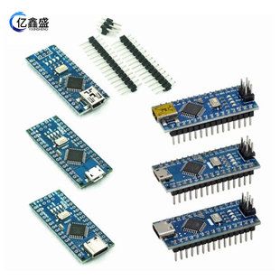 آردوینو نانو V3.0 با چیپ CH340 و پردازنده ATMEGA328P