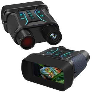 عینک دید در شب 4.5 اینچی با صفحه نمایش بزرگ 4K برای گرفتن عکس و فیلم، دوربین دوچشمی، عینک دید در شب پرنده مادون قرمز با وضوح بالا، در عرض 48 ساعت ارسال می شود