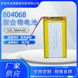 باتری لیتیومی 804068/3000 ظرفیت مناسب برای کنسول های بازی خانگی هوشمند و باتری های لوازم الکترونیکی مصرفی فروشگاه ما رتبه 2 را دارد