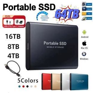 SSD هارد اکسترنال پرتابل ۲ ترابایت تا ۱۶ ترابایت USB3.0
