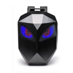 کولهپشتی LED دوچرخهسواری، ضروری برای علاقهمندان، جنس PC و پلیاستر، زیپ انبساطی، فضای بزرگ