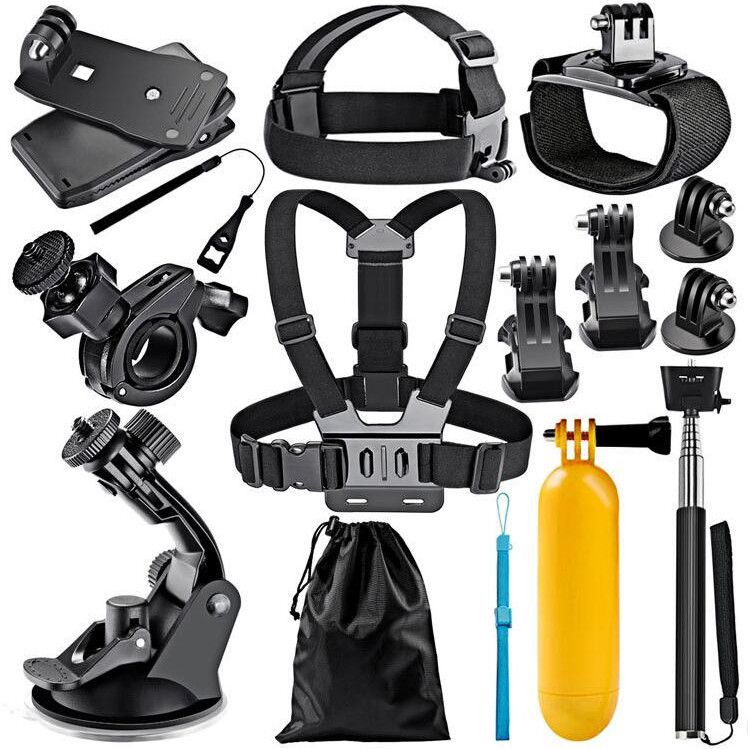 لوازم جانبی دوربین ورزشی Gopro ست ترکیبی 12 در 1 DJI Yi Mountain Dog لوازم عکاسی در فضای باز دوربین ورزشی...فروش برتر 10%