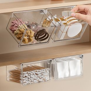 جعبه نگهدارنده آینه‌ای کشودار شفاف و ضدآب برای حمام و میز تحریر