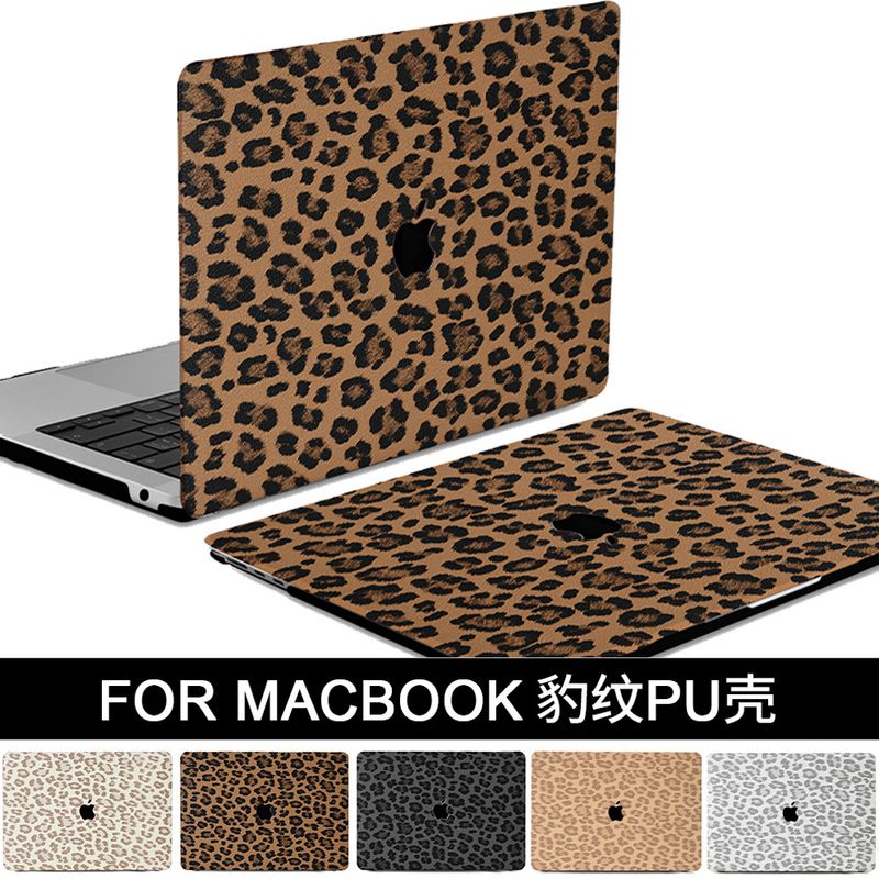 کیف محافظ macbookair مناسب برای قاب محافظ macbookpro کیف محافظ لپ تاپ اپل طرح پلنگی Macb...فروش TOP10%