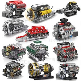 موتور V8 برقی مدل‌سازی اسپرت قابل مونتاژ