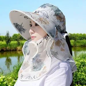 کلاه آفتابی زنانه با محافظ گردن، ضد UV، مناسب کار کشاورزی و باغبانی